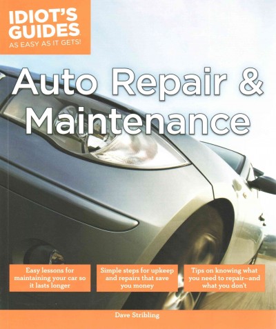 Auto repair & maintenance / by Dave Stribling.