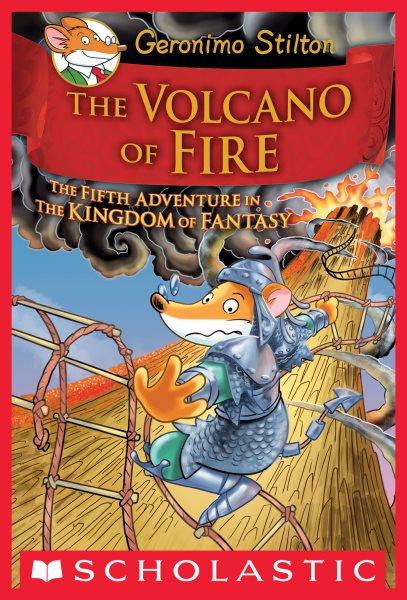 The volcano of fire : the fifth adventure in the Kingdom of Fantasy / Geronimo Stilton ; [illustrations by Danilo Barozzi ... [et al.] ; translated by Julia Heim].
