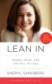 Lean in women, work, and the will to lead  Cover Image